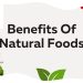 Benefits Of Natural Foods