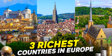 What is the top 3 richest country in Europe