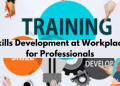 an illustration featuring featuring skills development at workplace for professionals