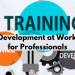 an illustration featuring featuring skills development at workplace for professionals
