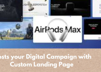 Optimized landing page